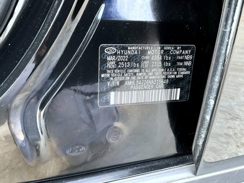 Used 2022 Hyundai Sonata Limited image 25