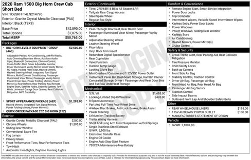 Used 2020 RAM 1500 Big Horn image 4