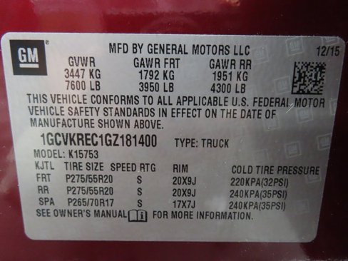 Used 2016 Chevrolet Silverado 1500 LT w/ Max Trailering Package image 57