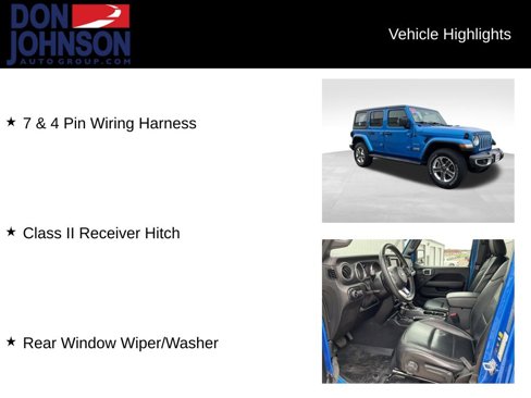 Used 2021 Jeep Wrangler Unlimited Sahara w/ Dual Top Group image 28