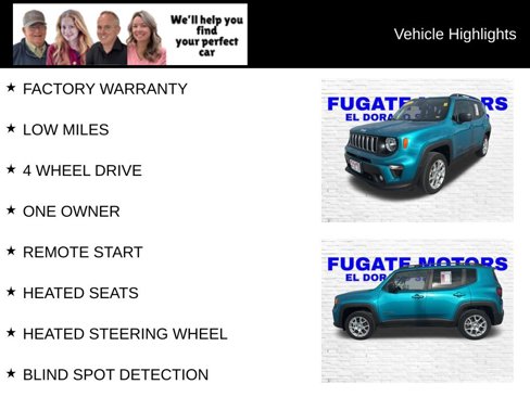 Used 2022 Jeep Renegade Latitude w/ Convenience Group image 8