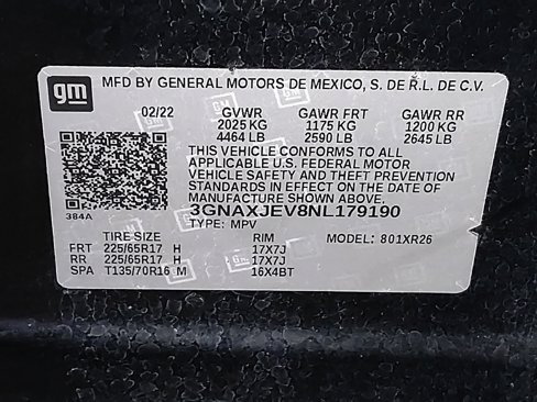 Used 2022 Chevrolet Equinox LT w/ Driver Convenience Package image 33