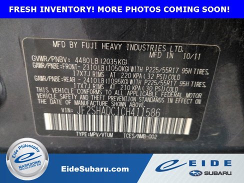Used 2012 Subaru Forester 2.5X Premium w/ All-Weather Pkg image 16