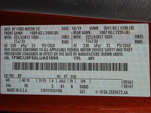 Used 2020 Ford Escape S image 38