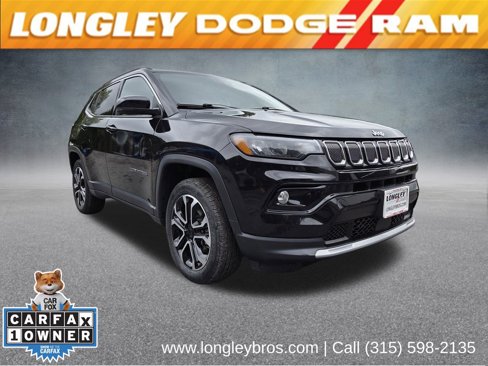 Used 2022 Jeep Compass Limited w/ Sun and Sound Group image 1