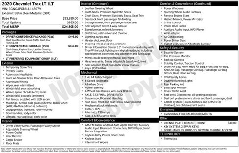 Used 2020 Chevrolet Trax LT w/ Driver Confidence Package image 6