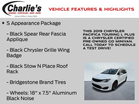 Certified 2019 Chrysler Pacifica Touring-L Plus w/ Advanced Safetytec Group image 20