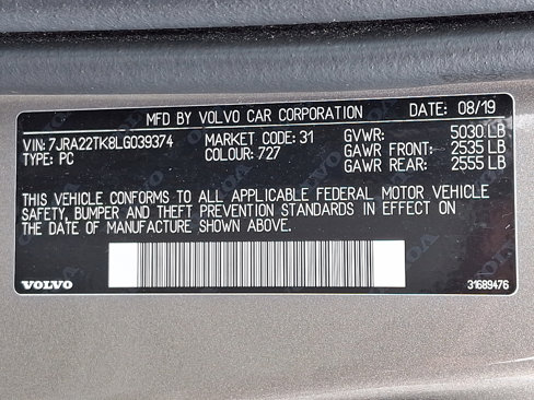 Used 2020 Volvo S60 T6 Momentum w/ Protection Package image 29