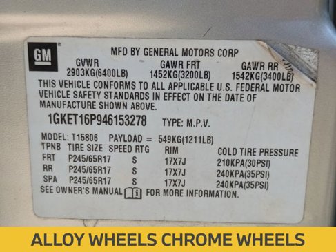 Used 2004 GMC Envoy XL SLE w/ 1SB Preferred Equipment Group image 11