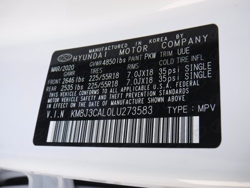Used 2020 Hyundai Tucson Limited w/ Cargo Package image 42