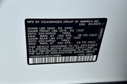 Used 2024 Volkswagen Atlas SE image 57