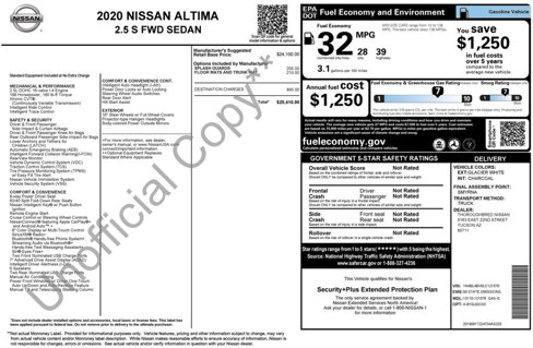 Used 2020 Nissan Altima 2.5 S image 4