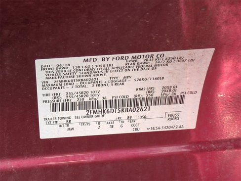 Used 2019 Ford Flex Limited w/ Equipment Group 303A image 29