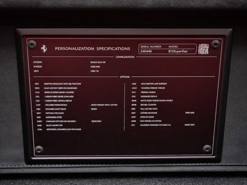 Certified 2019 Ferrari 812 Superfast image 33