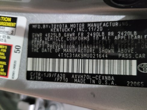 Used 2021 Toyota Camry LE image 33
