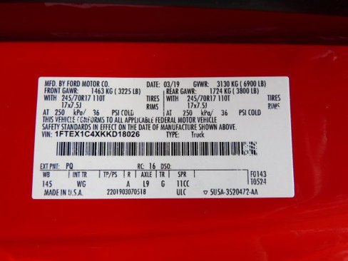 Used 2019 Ford F150 XL w/ Equipment Group 101A Mid image 41
