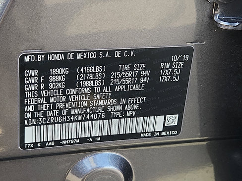 Certified 2019 Honda HR-V LX image 26