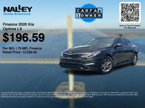 Used 2020 Kia Optima LX image 3