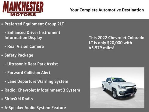 Used 2022 Chevrolet Colorado LT w/ Fleet Safety Package image 2