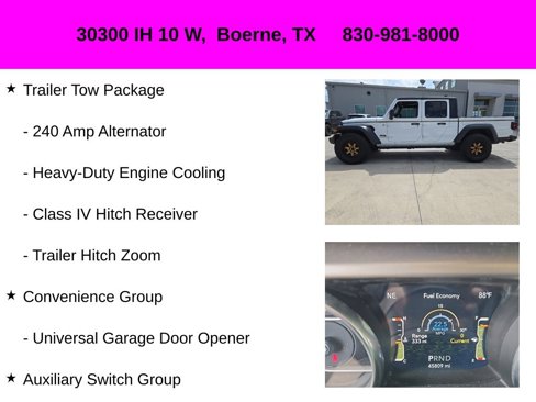 Used 2020 Jeep Gladiator Sport w/ Quick Order Package 24S image 25