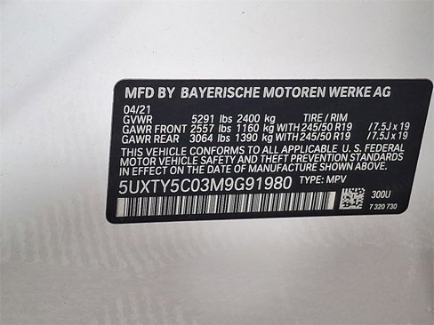 Used 2021 BMW X3 xDrive30i w/ Premium Package image 29