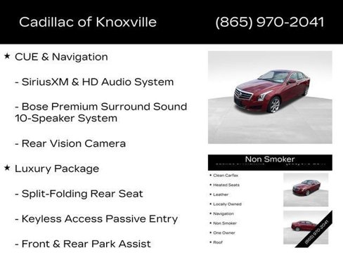Used 2014 Cadillac ATS Luxury w/ Sun And Sound Package image 16