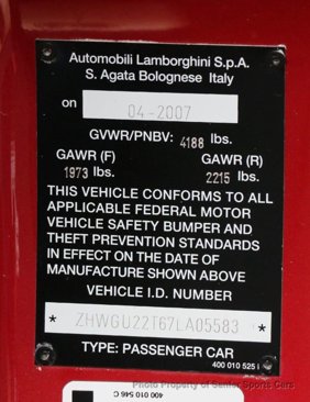 Used 2007 Lamborghini Gallardo Spyder image 40