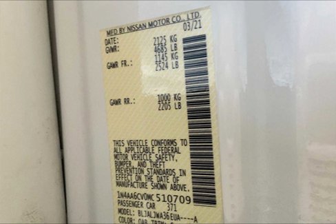 Used 2021 Nissan Maxima 3.5 SV image 34