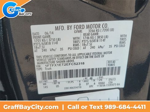 Used 2014 Ford F150 XLT w/ Equipment Group 302A Luxury image 31