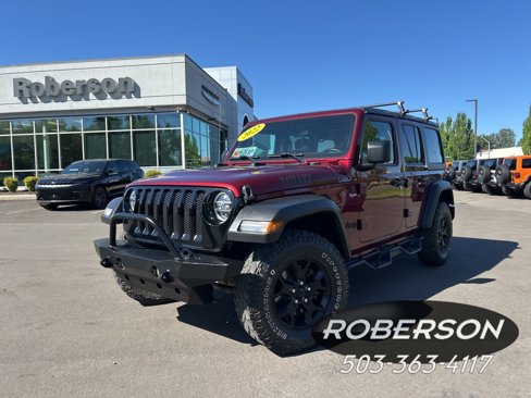Certified 2021 Jeep Wrangler Unlimited Sport image 1