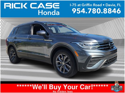 Used 2022 Volkswagen Tiguan SE w/ Panoramic Sunroof Package image 1