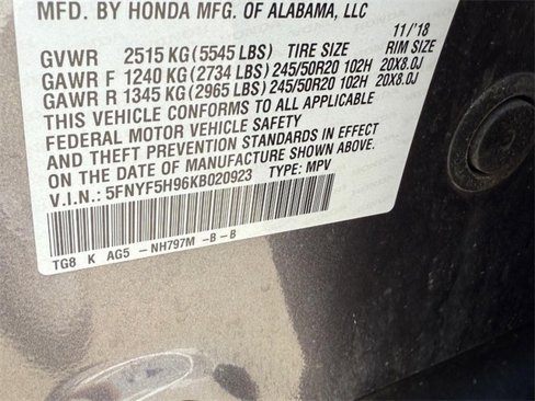 Used 2019 Honda Pilot Touring image 25