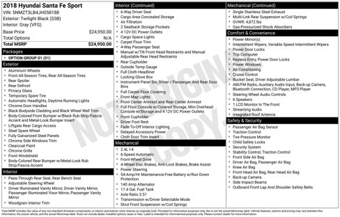 Used 2018 Hyundai Santa Fe Sport image 24