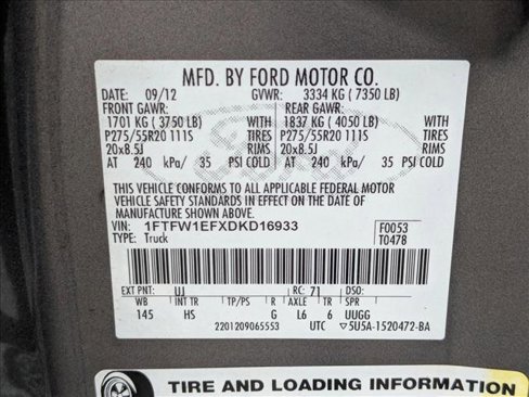 Used 2013 Ford F150 Lariat w/ Luxury Equipment Group image 26