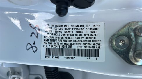 Used 2019 Honda Insight Touring image 32