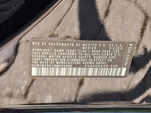 Certified 2022 Volkswagen Jetta S image 28