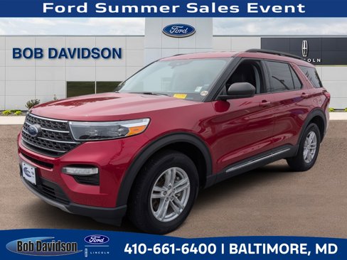 Certified 2022 Ford Explorer XLT w/ Equipment Group 202A image 1