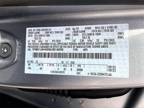 Used 2022 Ford Escape SEL image 33