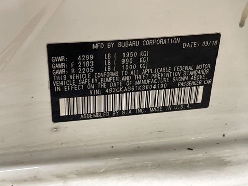 Used 2019 Subaru Impreza 2.0i w/ Eyesight image 26