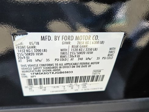 Used 2018 Ford Explorer Sport w/ Equipment Group 401A image 25