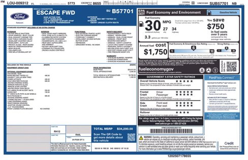 New 2025 Ford Escape Active image 63
