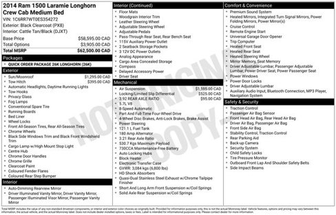 Used 2014 RAM 1500 Laramie Longhorn image 65