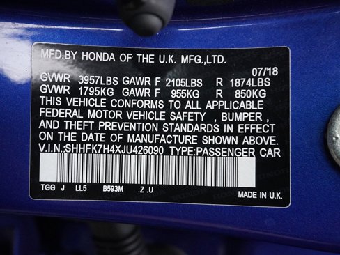 Used 2018 Honda Civic Sport image 46