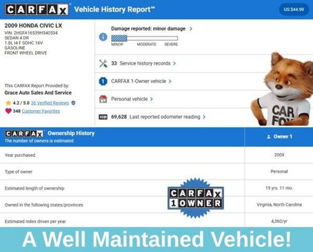 Used 2009 Honda Civic LX image 3