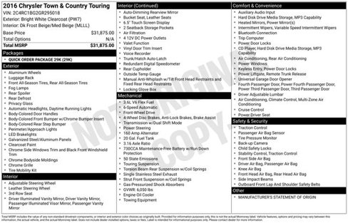 Used 2016 Chrysler Town & Country Touring image 6