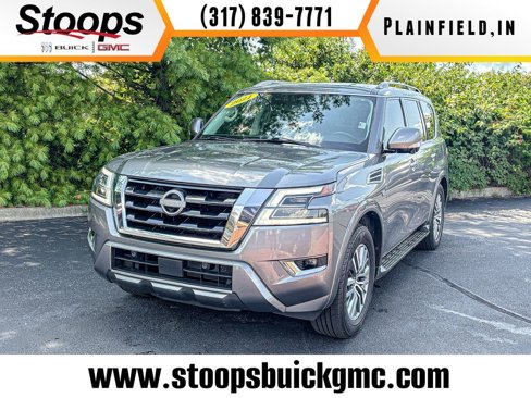 Used 2021 Nissan Armada SL w/ Captain's Chairs Package image 1