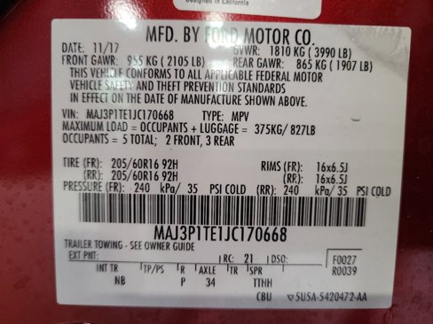 Used 2018 Ford EcoSport SE image 33