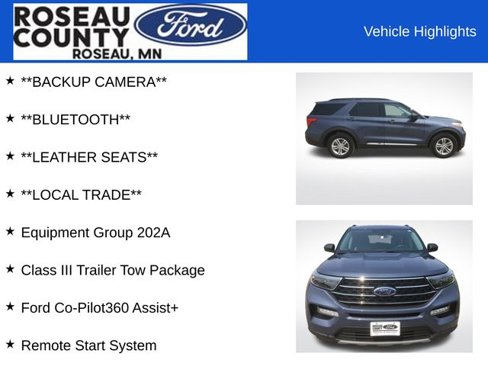 Used 2021 Ford Explorer XLT w/ Equipment Group 202A image 35