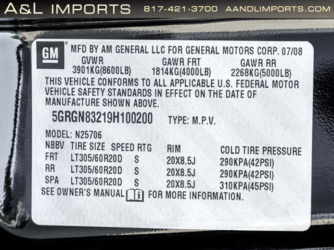 Used 2009 HUMMER H2 Luxury image 61