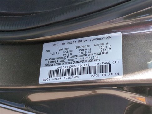 Used 2016 MAZDA MAZDA6 Grand Touring image 38